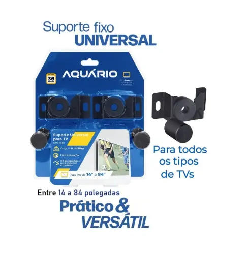Suporte para TV Fixo Universal 14 a 84