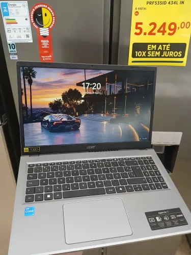 Notebook Acer Aspire Go 15 Intel i5 13ª Ger 8GB DDR5 SSD