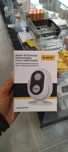 Sensor de presença infravermelho c/alarme
