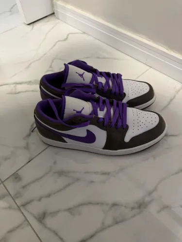 Air Jordan 1 Low marrom Original