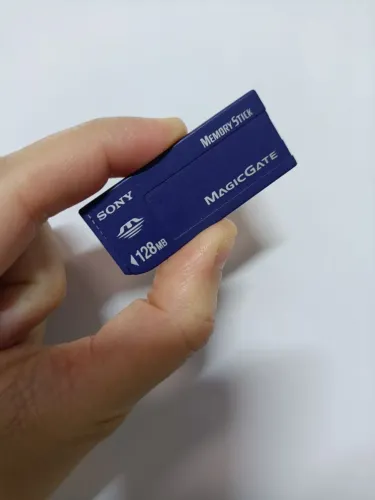 Cartão de memória Sony memory stick 128 MP