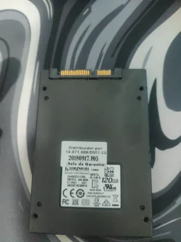 SSD 120 gb Kingston Semi-novo