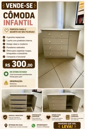 Cômoda infantil
