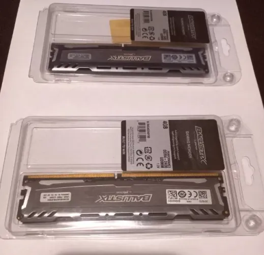 Modulos de Memoria BALLISTIX by Micron GAME MEMORY PERFORMENCE 2X4 DDR4 2400MHz