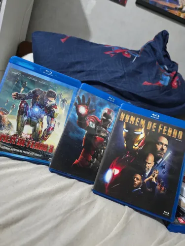 Blu Ray Coleçao Homem De Ferro triologia