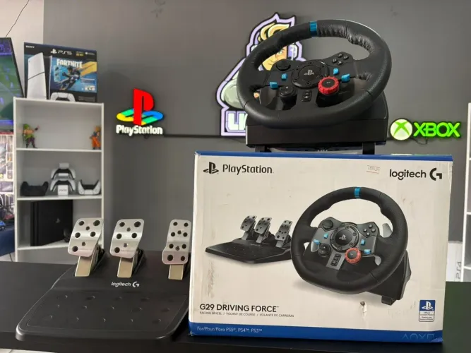Volante Logitech G29 (LOJA FISICA JUNDIAÍ) 