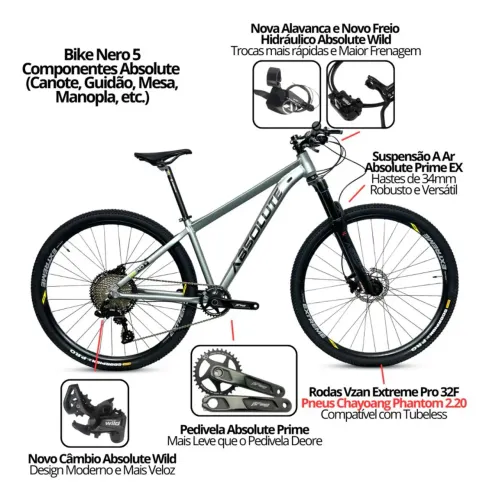 Bicicleta Absolute Nero 5
