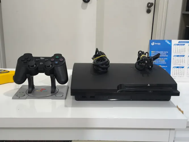 PS3 slim desbloqueado com HD de 500gb e garantia