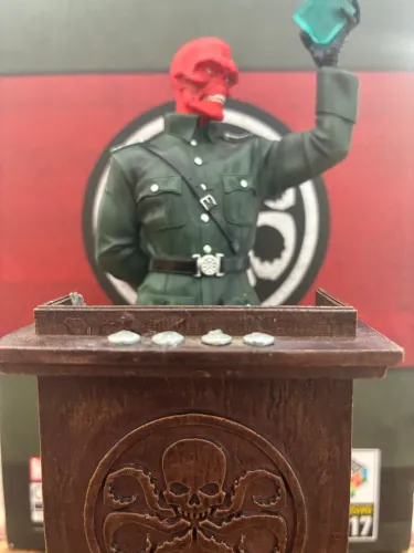 Red Skull Hydra Estátua Marvel 1/10 Iron Studios + Caixa Original