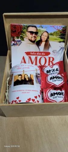 Linda cesta em mdf personalizada exclusiva pro dia dos namorados!