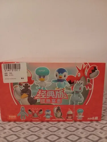 6 figuras pokémon Blokees.