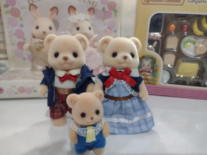 Sylvanian Families Família Urso Biscoito