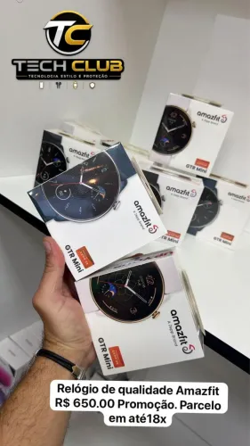 RELÓGIO AMAZFIT GTR MINI LACRADO