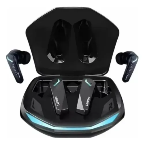 Fone De Ouvido Lenovo Gm2 Pro Sem Fio Bluetooth 5.3 Preto Preto