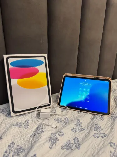 iPad 10 com Capinha e Pelicula