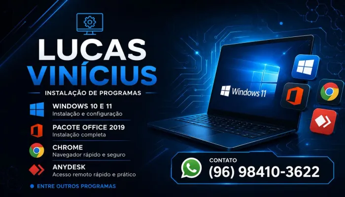 Instalação de Sistema Operacional e etc..