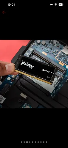 Vende se memória ram frequência 3200 16 Gb de notebook guru impact