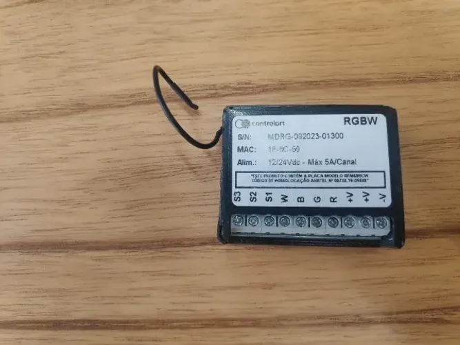 Módulo ControlArt xBus RGBW 4 Canais LED 12/24V Automação