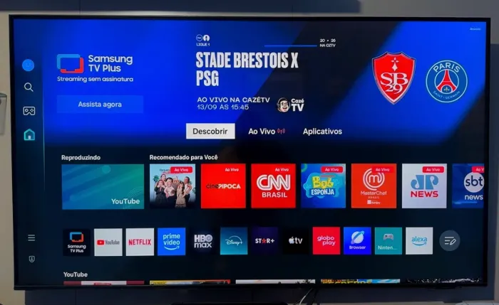Smart TV 50 Polegadas Samsung Crystal.