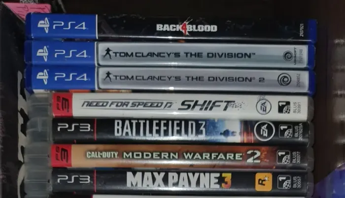Jogos PS4 e PS3