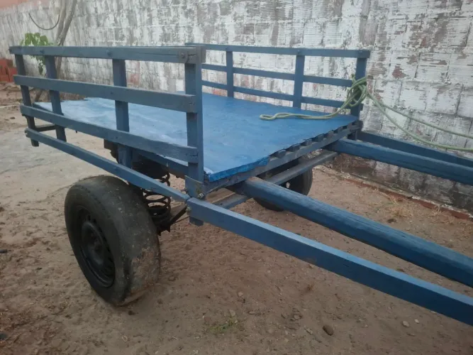 Carroça com arreios