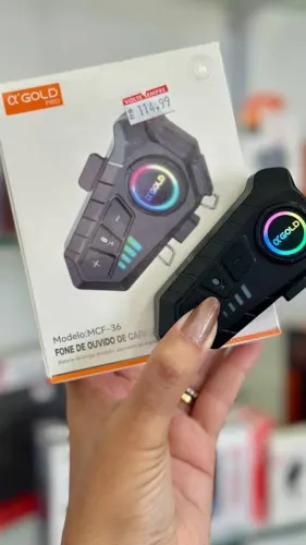 Fone de ouvido para capacete