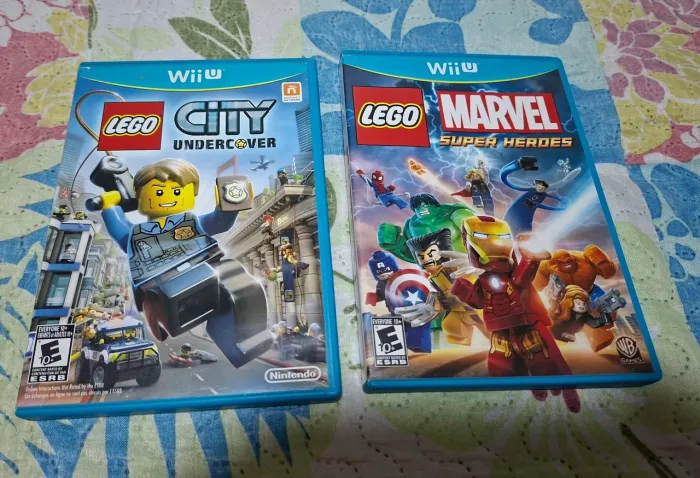 Lego Marvel + Lego City Originais WiiU