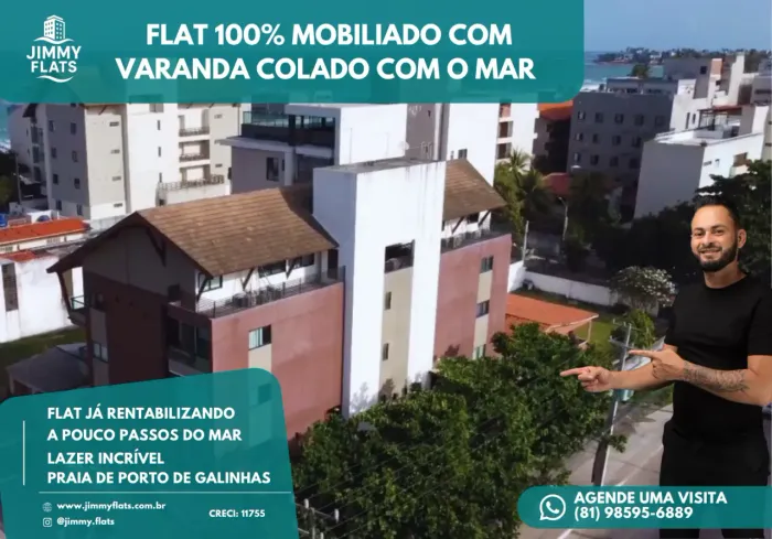 Apartamento à venda no VILLA DEL PORTO FLATS, PORTO DE GALINHAS, Ipojuca, PE