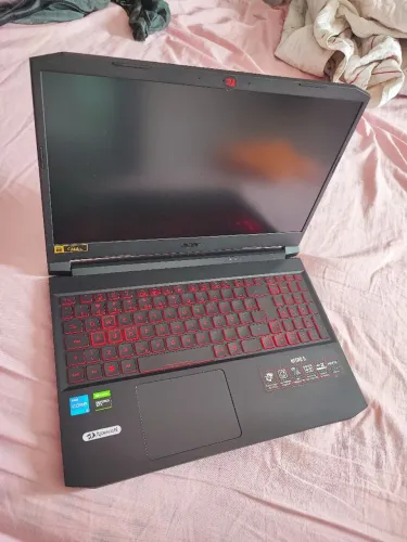 Notebook Acer NITRO 5 <br>Processador i5-11400H<br>Gtx1650 4GB<br>32gb ram <br>SSD sata 120gb