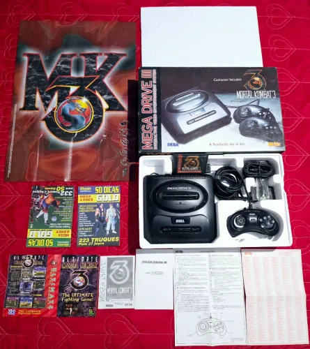Vendo Mega drive sega tectoy versão Mortal Kombat 3