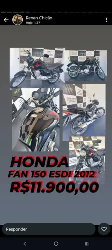 Moto fan 150 esdi