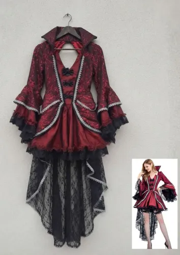 Fantasia Halloween Adulto Importada feminina -vampiro tam M
