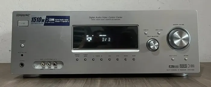 Receiver Sony Muteki Str-k1500 6.2 185Rms Channel Óptica Leia Descrição