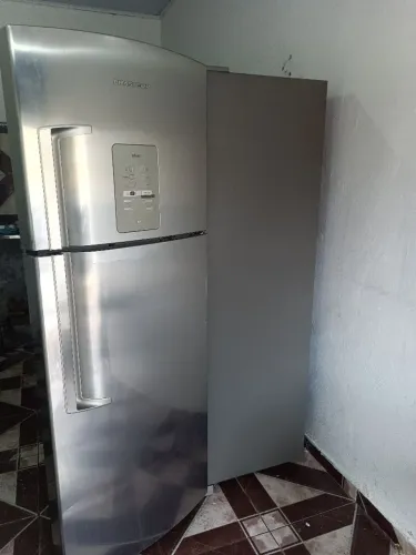 Geladeira inox Brastemp