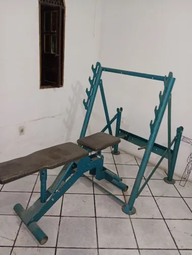 Banco + suporte pra supino
