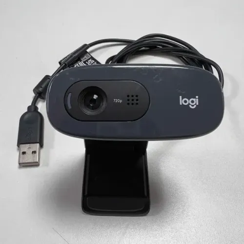 Webcam Logitech C270, Resolução Hd 720p/30fps, Microfone Cor Cinza