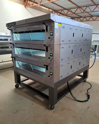 Forno de Lastro Millenium 3 Câmaras | Revisado | Industrial