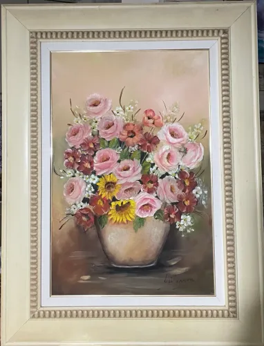 Quadro pintado a óleo