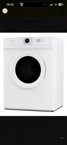 Secadora Midea 11kg Healthguard