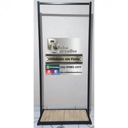 Arara - Cabideiro de Roupas com base de Madeira Pinus. Sob Encomenda. Orçamos sob medida.