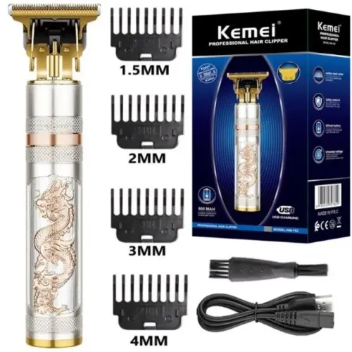 (NOVO) Máquina Shaver Kemei KM-762