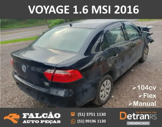 vw voyage trendline 1.6 msi sucata em peças