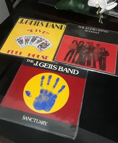 Lote com 3 discos da banda J. Geils Band - Rock clássico
