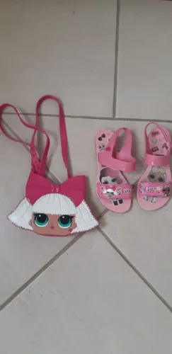 Sandalia LOL com mochila 32/33