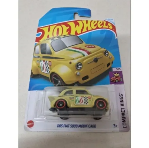 Carro Hot Wheels '60s Fiat 500D Modificado