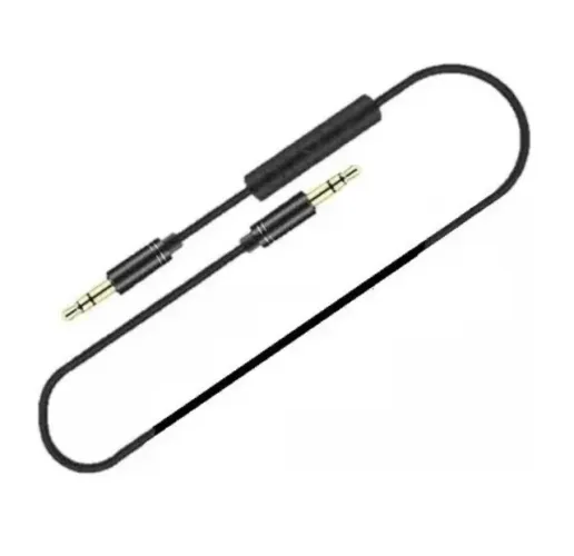 Cabo P2 Para Fone De Ouvido Com Microfone Embutido 1 Metro