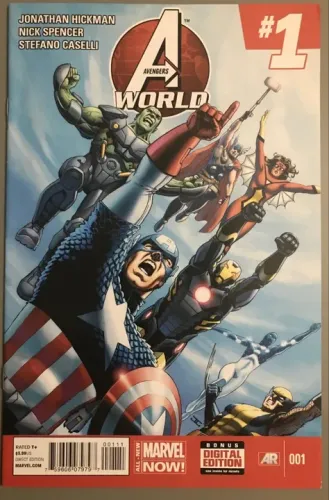 Avengers World 1-14 + Preview Marvel Now Importado