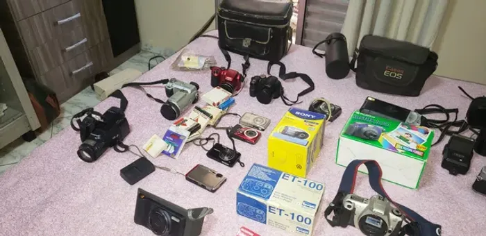 Lote câmeras fotográfica 