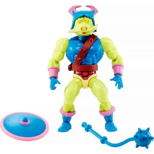 He man origins pig head Mattel 
