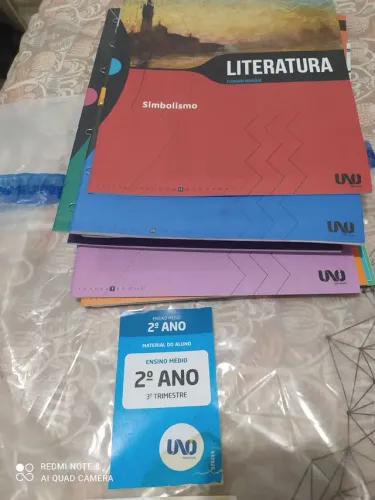 Livros completos e novos 2° Ano Ensino Médio Coleção Uno